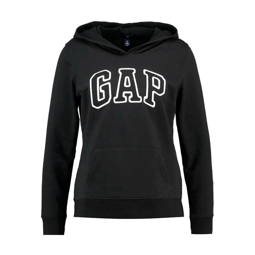 цена Толстовка с капюшоном GAP, чёрный