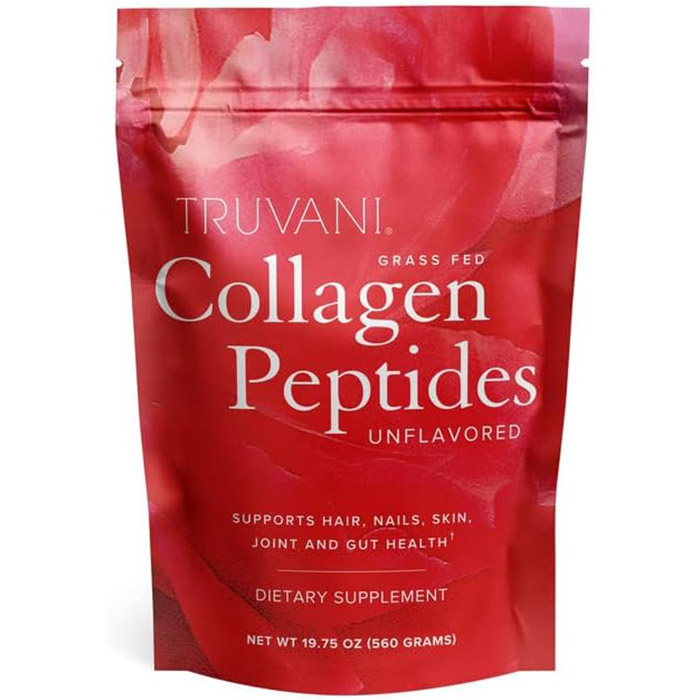 Коллаген Truvani Peptides Unflavored Hydrolyzed, 560 гр primal kitchen collagen peptides unflavored 1 2 lb 550 g