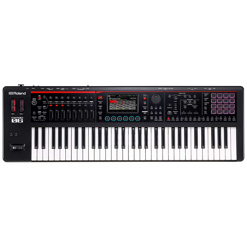 цена 61-клавишный синтезатор Roland FANTOM-06 FANTOM-06 Synthesizer Keyboard