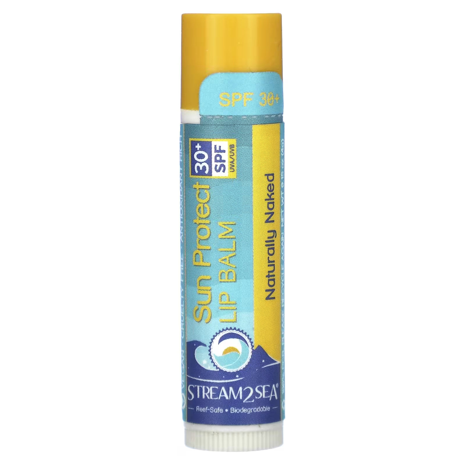 Бальзам для губ Stream2Sea Sun Protect SPF 30+ Naturally Naked