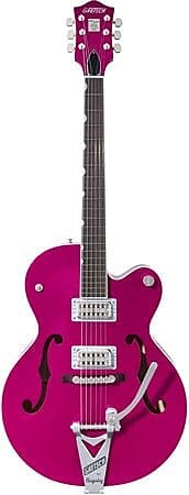 

Gretsch G6120THR Pro Setzer Hot Rod Candy Magenta с футляром 2401215 856