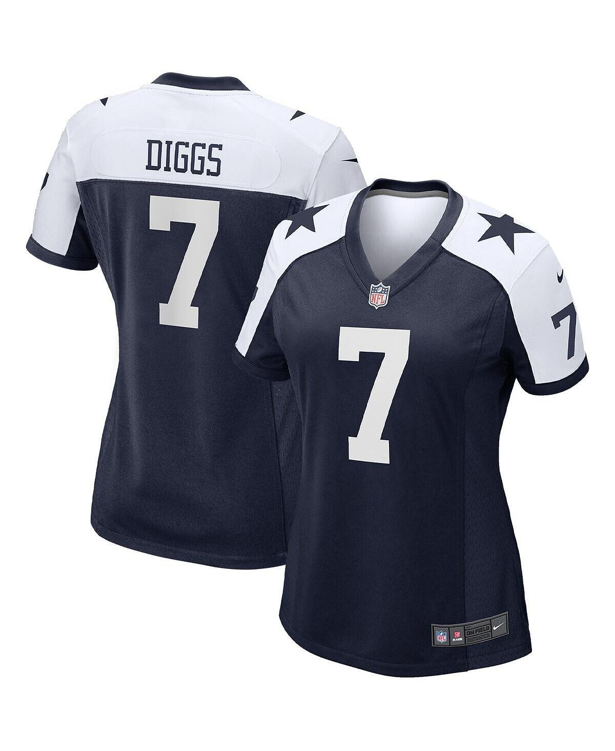 цена Женское джерси trevon diggs navy dallas cowboys alternate game jersey Nike, синий