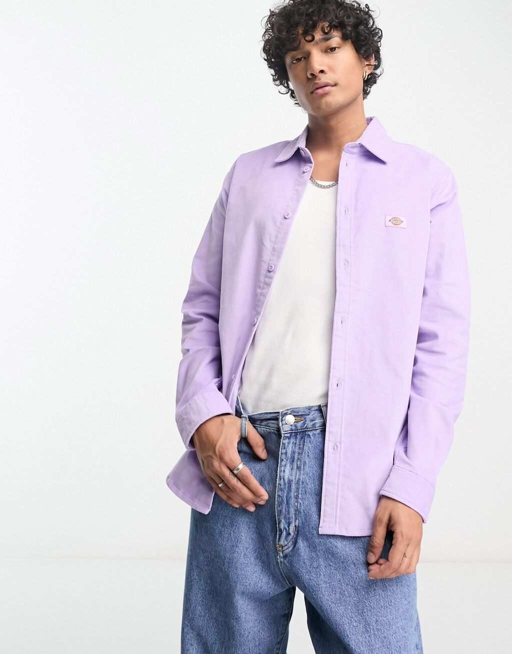 

Сиреневая вельветовая рубашка Dickies wilsonville