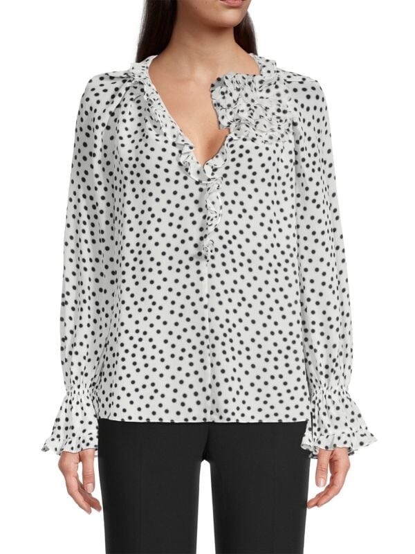 

Блузка в горошек audrey Ungaro Ruby multi