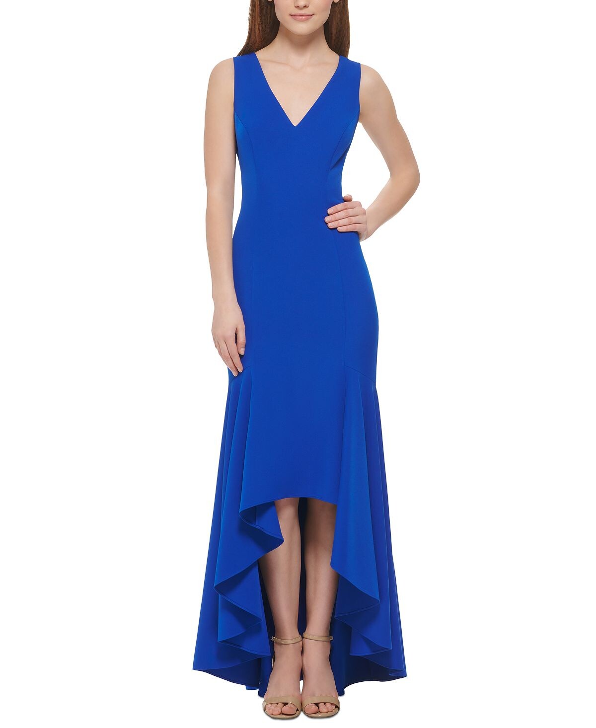 

Платье high-low с v-образным вырезом Vince Camuto