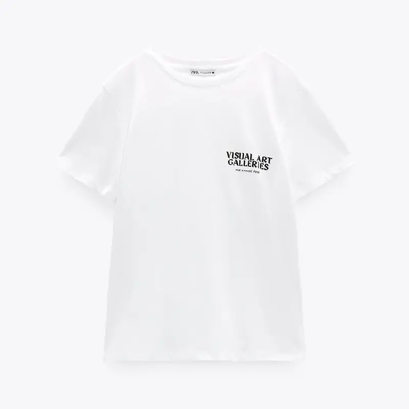 

Футболка Zara Slogan, белый