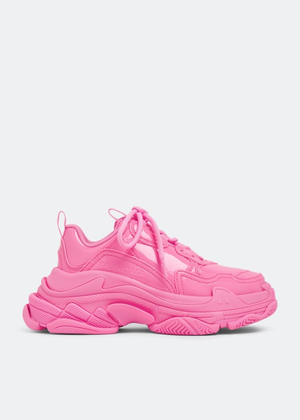 Кроссовки BALENCIAGA Triple S sneakers, розовый