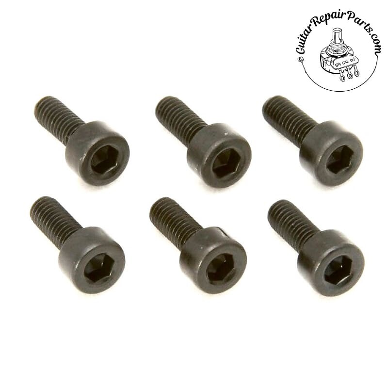 Оригинальные крепежные винты Floyd Rose FROSMSBP (6 шт.) — черные FROSMSBP Original Saddle Screw Set of 6 500pcs m3 m4 m5 boxed cylinder head hexagon socket machine screw set black screw nut set boxed screw nut bolt repair tools