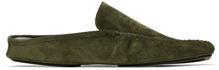 

Зеленые лоферы Crawford Manolo Blahnik