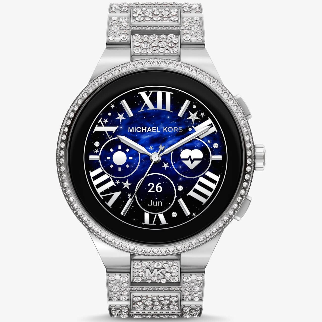 

Cмарт-часы Michael Kors Gen 6 Camille Pavé, серебро