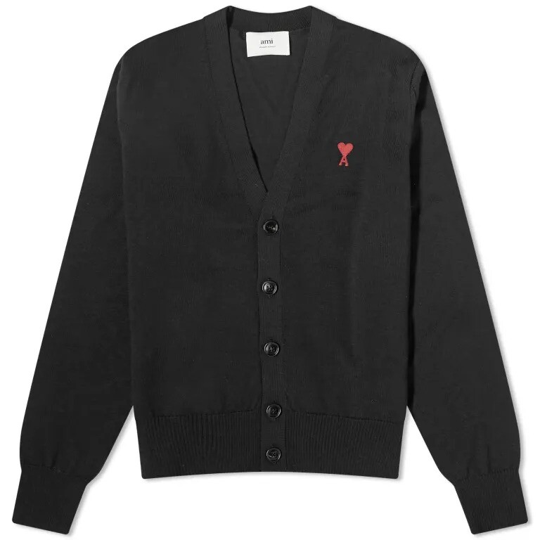

Кардиган Ami Paris Small A Heart, черный