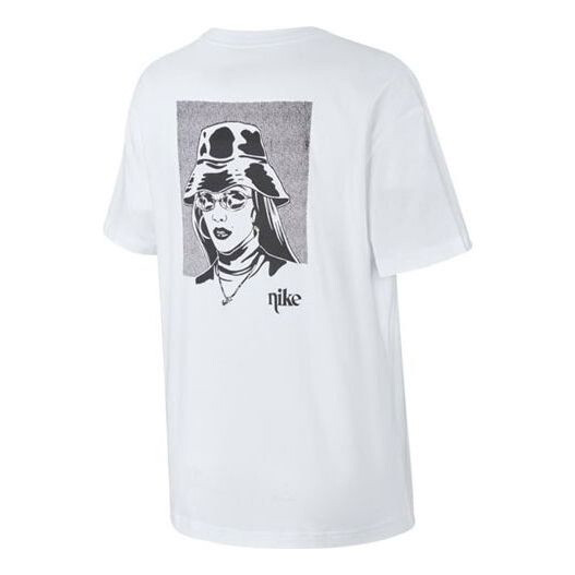 

Футболка Nike Back Printing Short Sleeve White, Белый