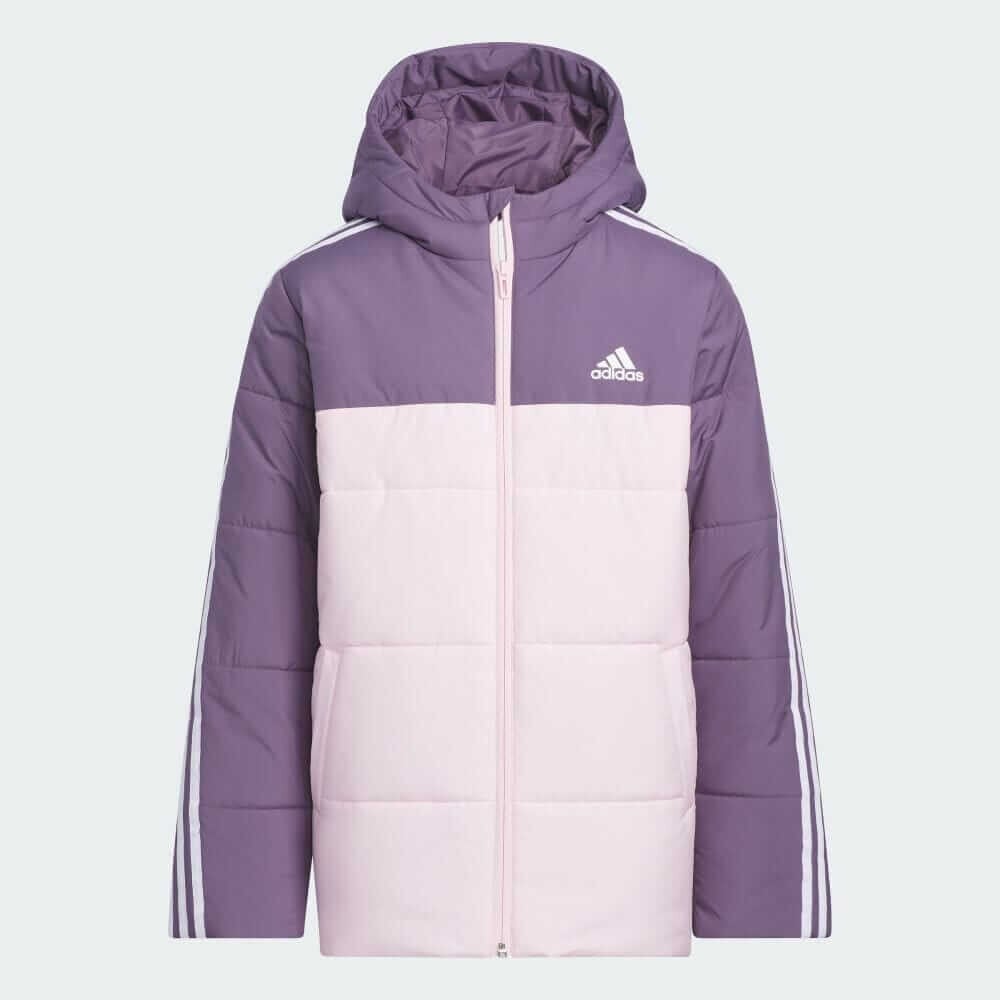 

Пуховик Adidas Color Block Padded, фиолетовый