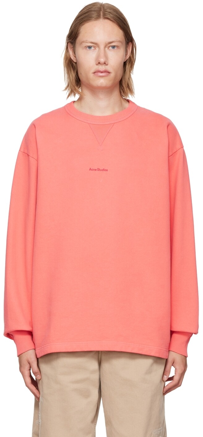 

Розовый бондовый свитшот Acne Studios