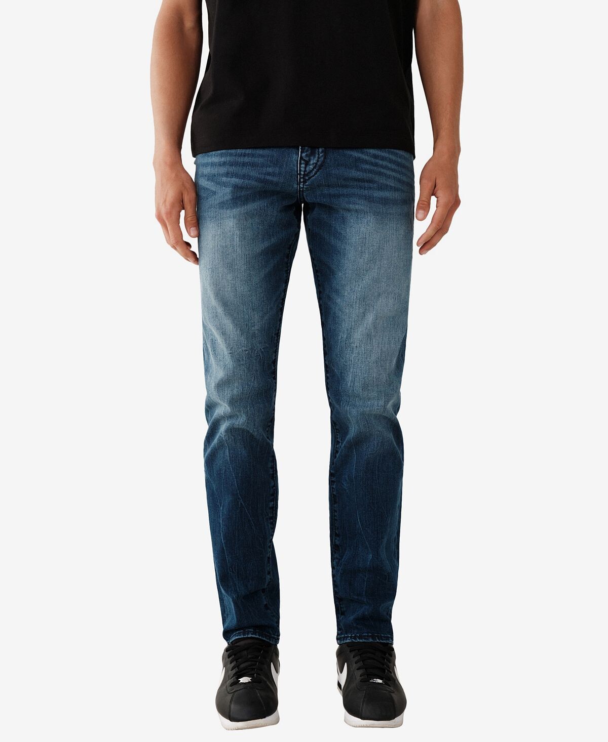 

Мужские джинсы большого размера с клапаном geno t slim True Religion, мульти