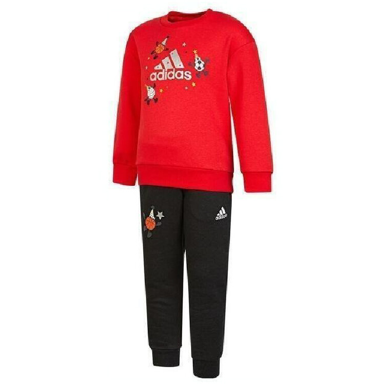 

Спортивный костюм Adidas Kids, красный/черный