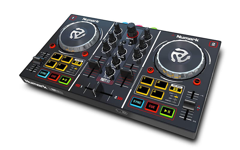 

DJ-контроллер Numark Party Mix со встроенным световым шоу Party Mix DJ Controller with Built In Show