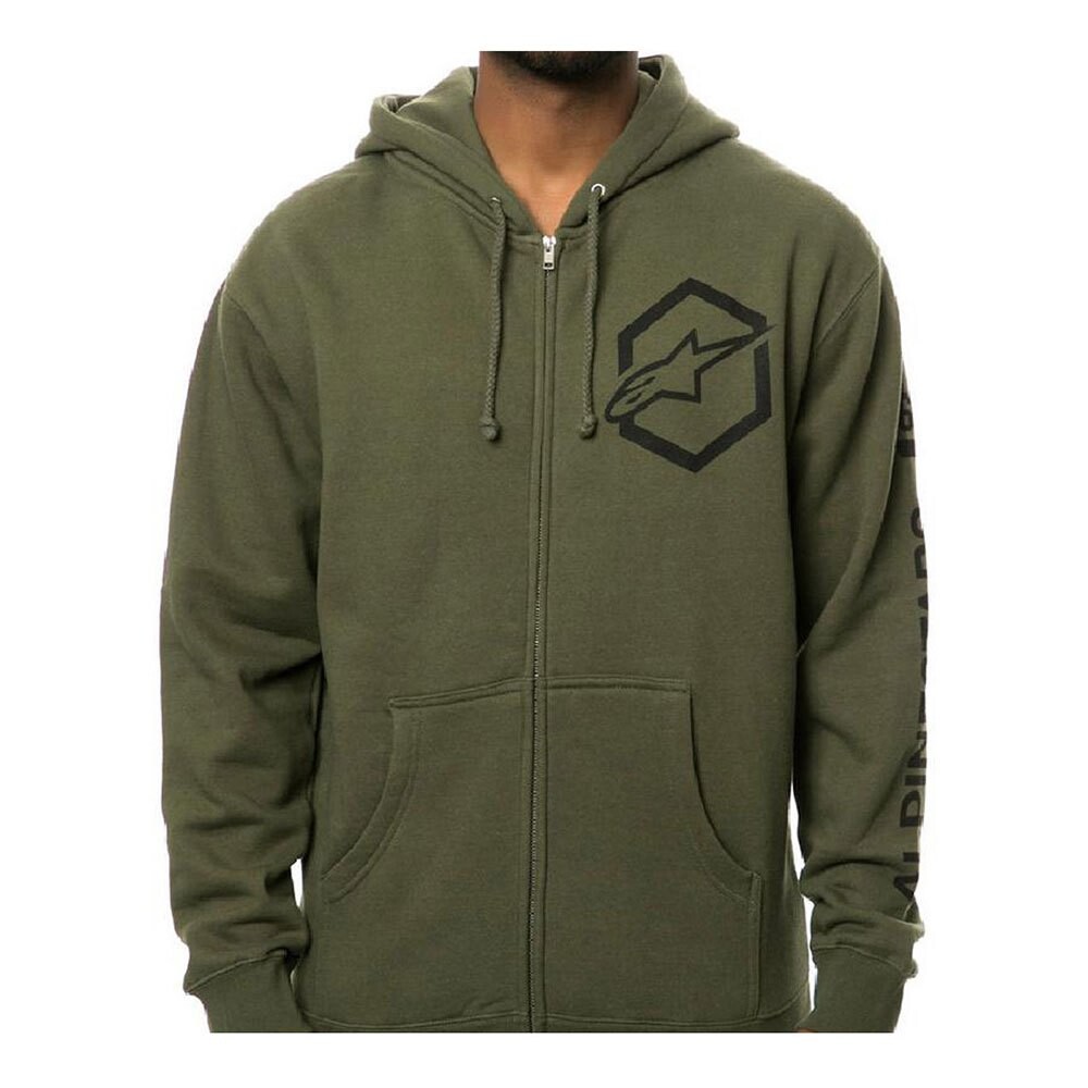 

Толстовка Alpinestars Ajax Full Zip, зеленый