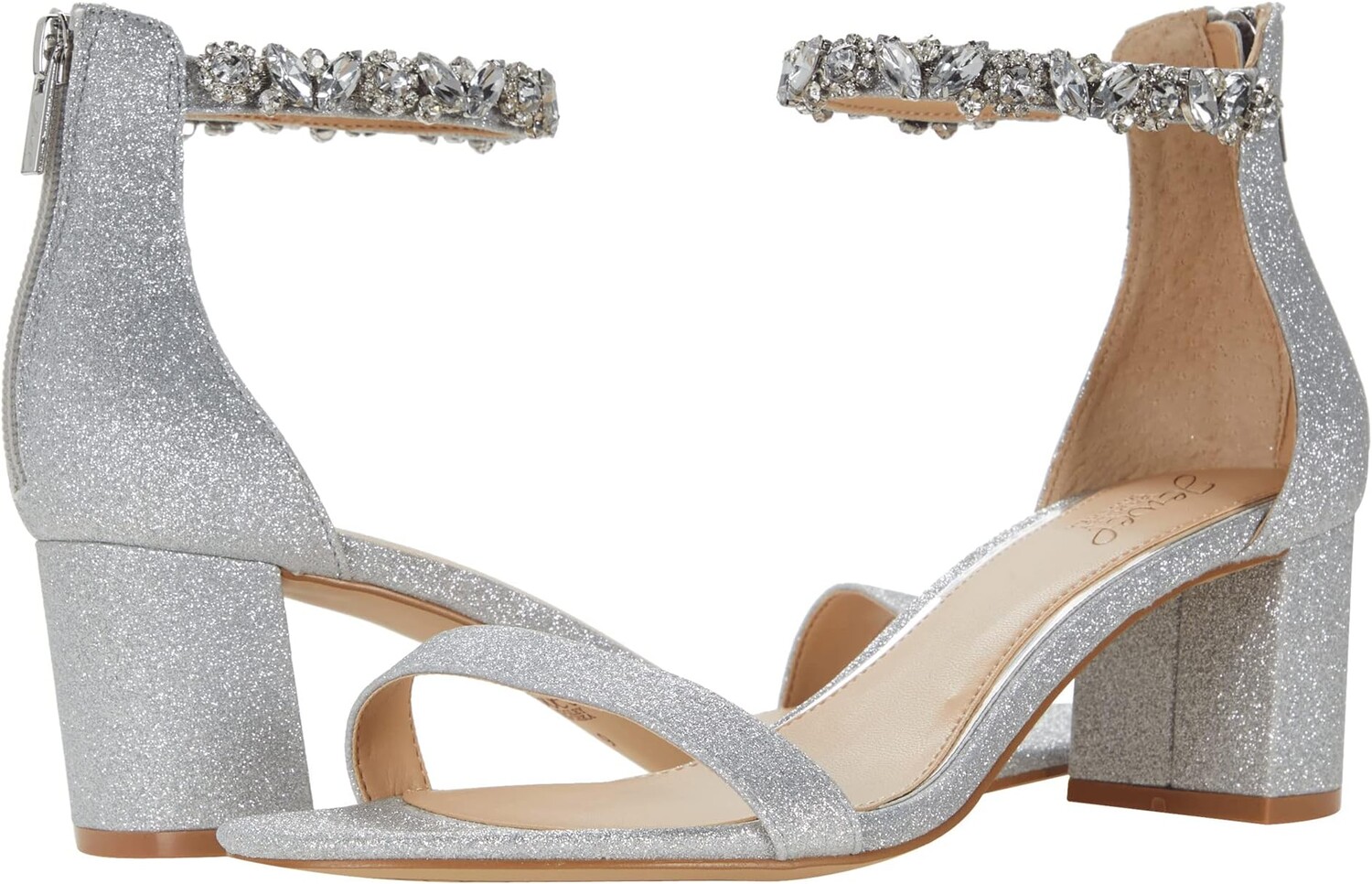 

Босоножки Catalina Jewel Badgley Mischka, цвет Silver