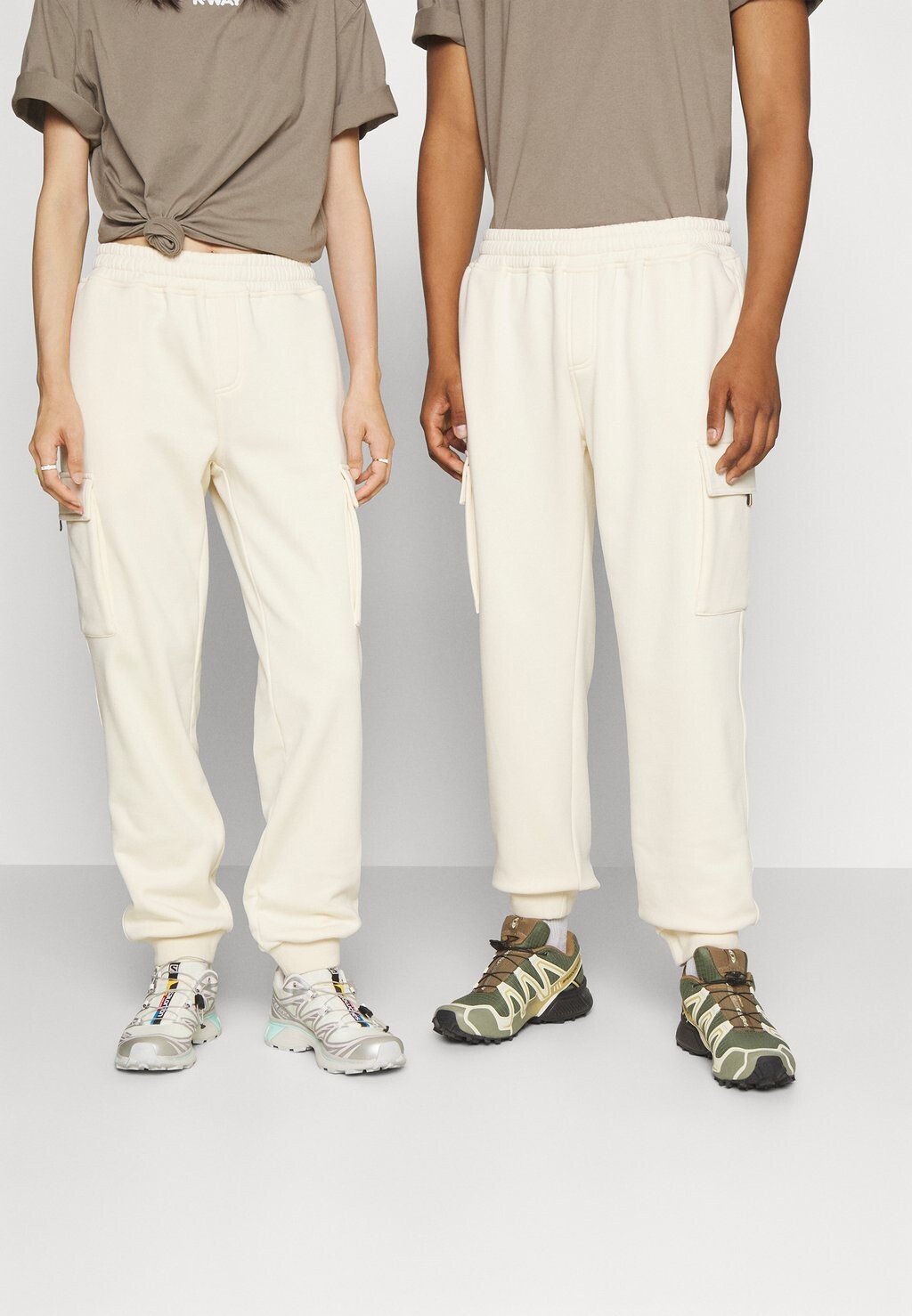 

Спортивные штаны K-Way EXCLUSIVE GREG BRUSHED UNISEX, цвет beige ecru