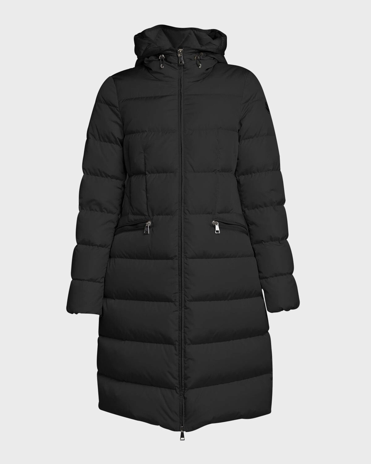 

Длинный водоотталкивающий пуховик Avocette Moncler, черный