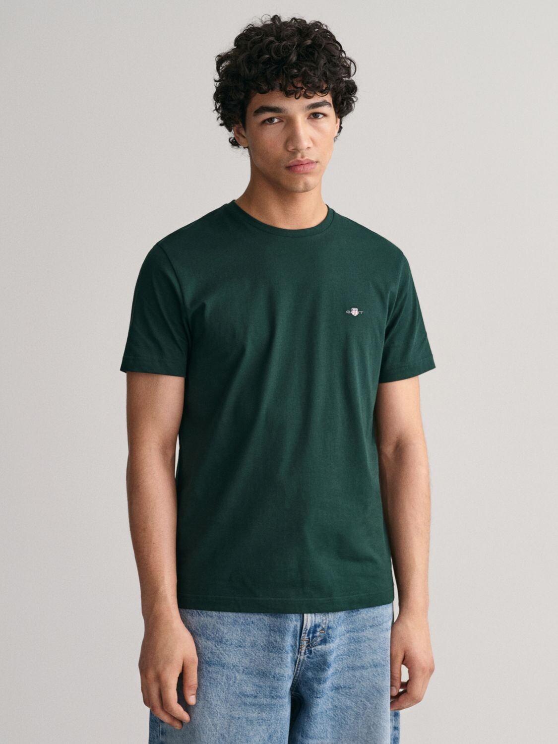 

Футболка GANT Regular Shield с коротким рукавом, зеленая, Зеленый