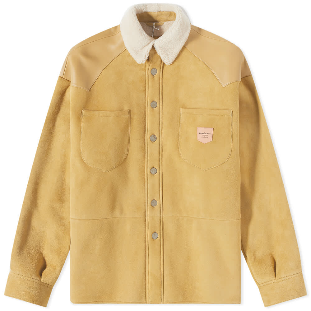 

Lurt Куртка из овечьей шерсти мериноса Acne Studios, Желтый