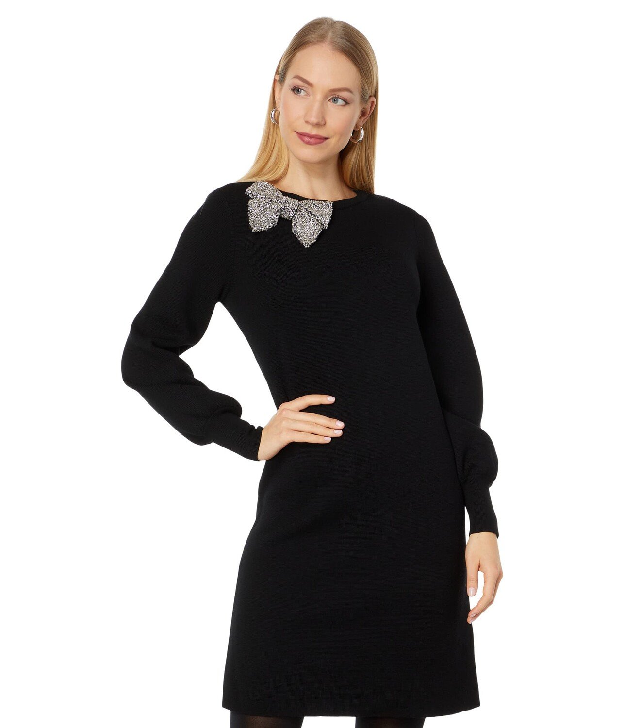 

Платье Kate Spade New York, Bow Rhinestone Sweaterdress