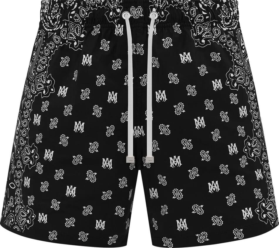 

Плавки Amiri Bandana Paisley, черный