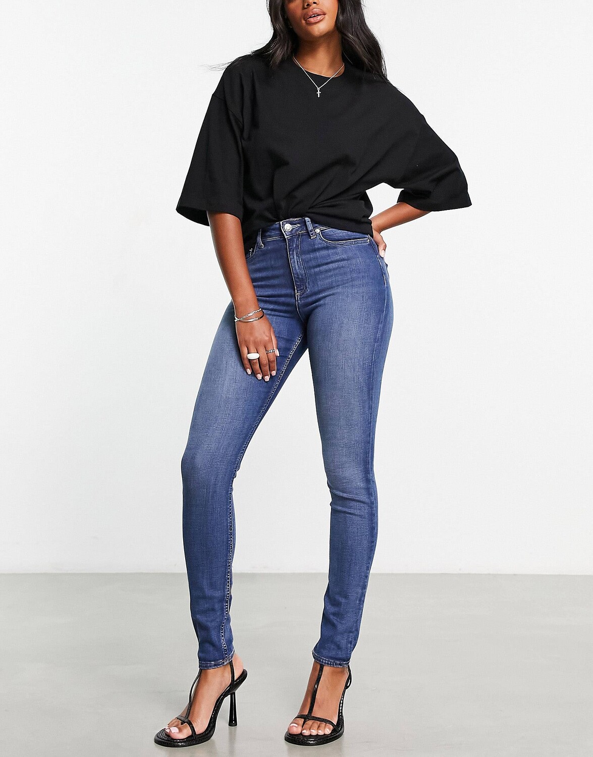 

Темно-синие джинсы скинни ASOS DESIGN Ultimate