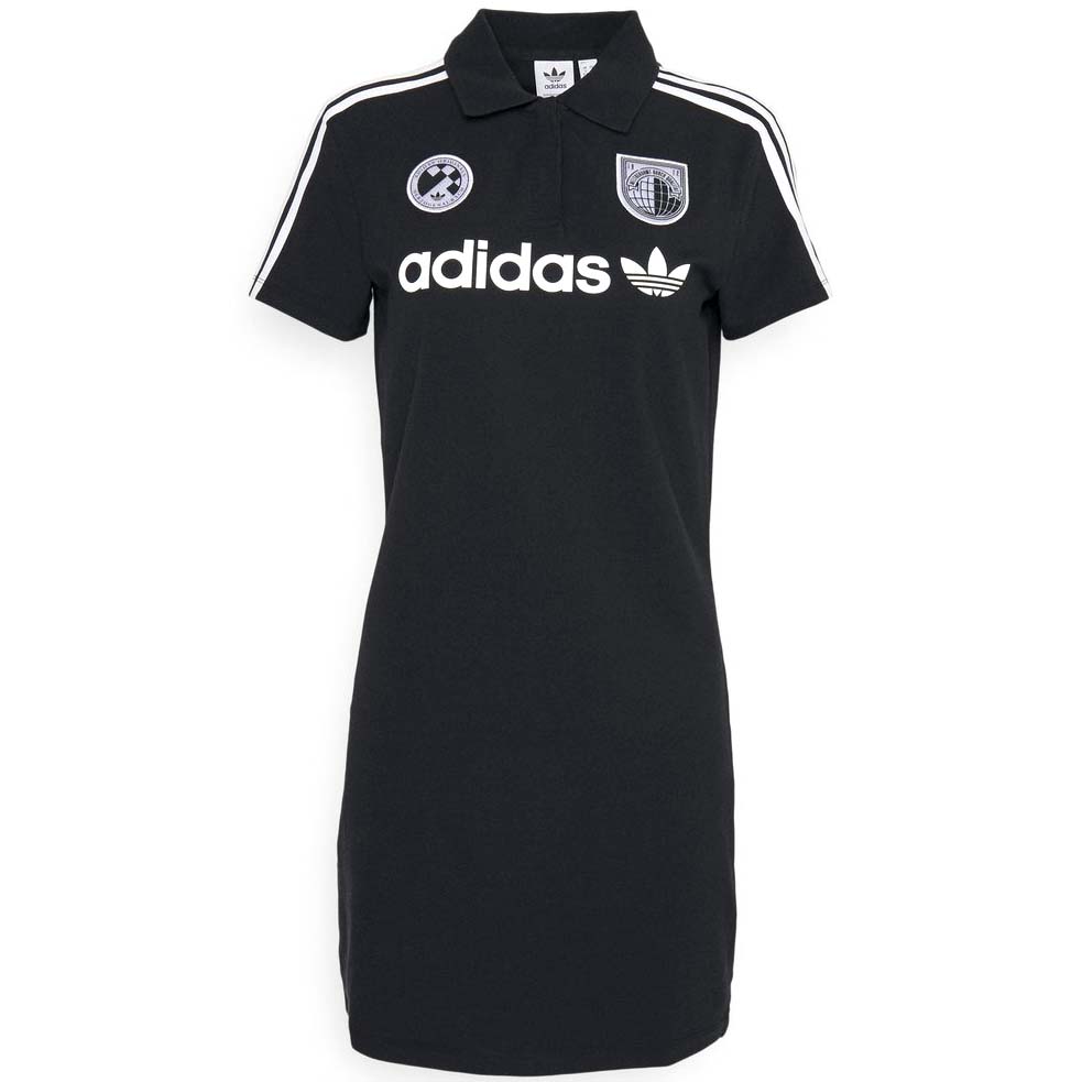 Платье Adidas Originals Soccer Jersey, черный платье adidas originals х monkey kingdom белый