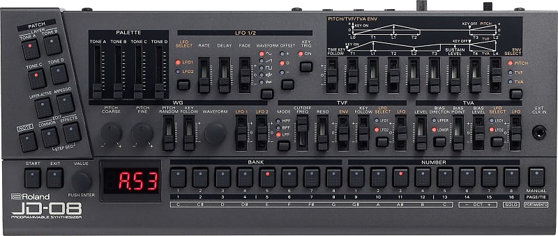 Roland JD-08 - Звуковой модуль синтезатор roland jd 08
