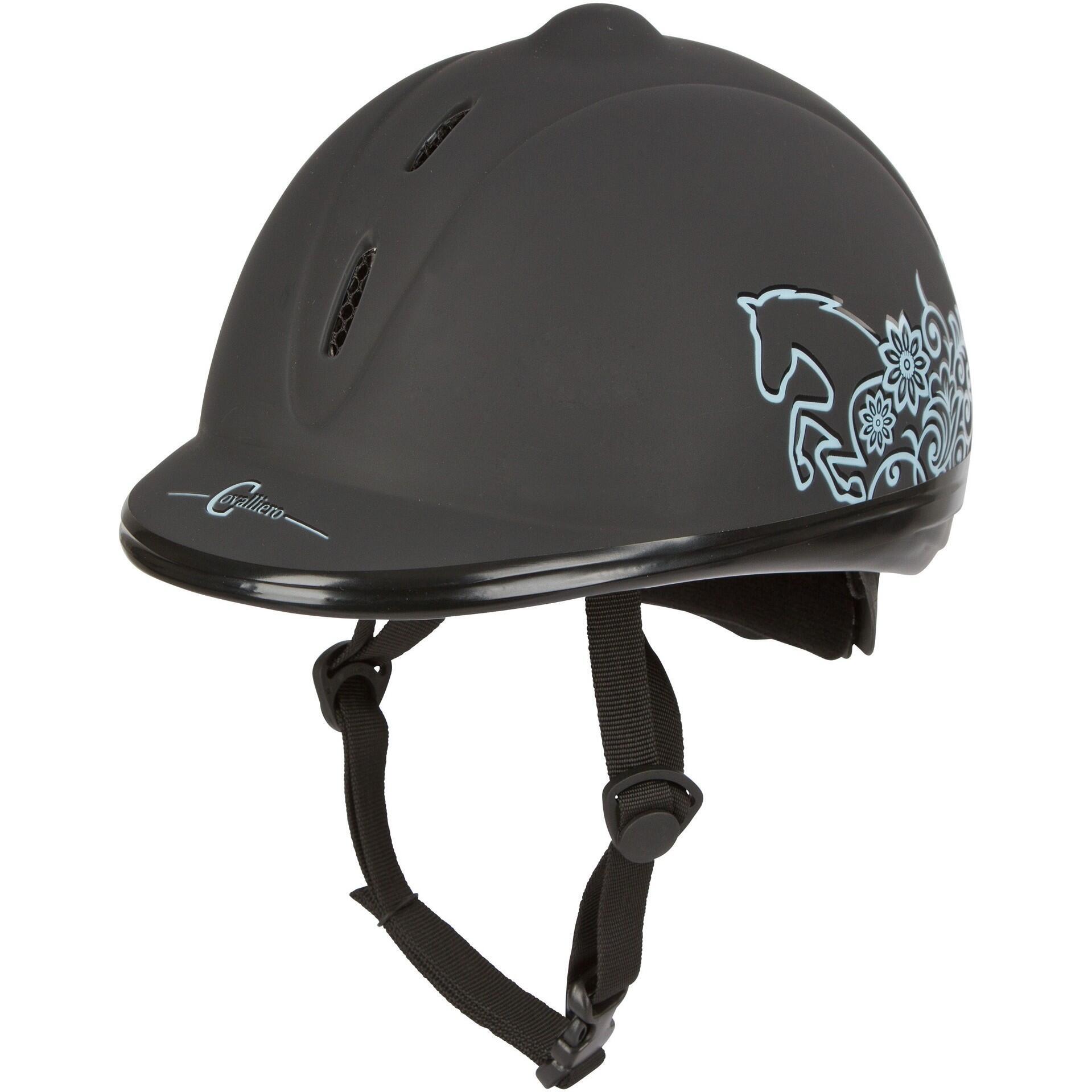 Шлем COVALLIERO BEAUTY для верховой езды, черный классический рыцарский шлем cavassion шлем для верховой езды съемный и моющийся