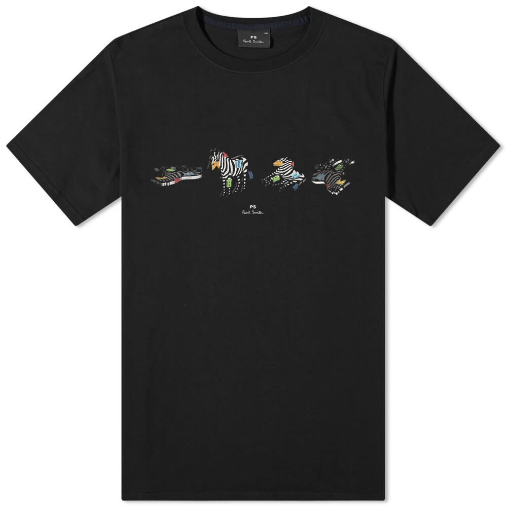 

Футболка Paul Smith 4 Zebras Tee, Черный