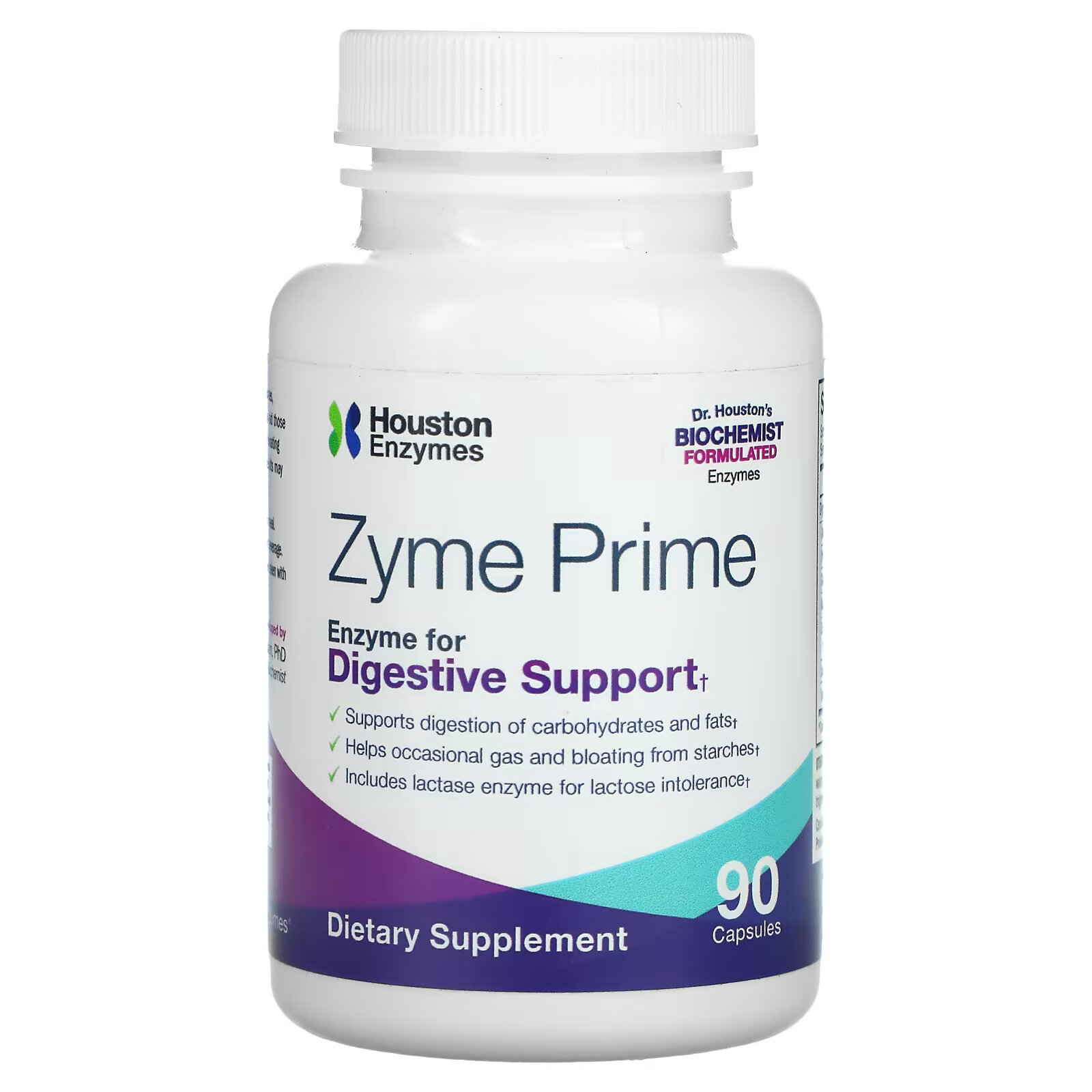 Houston Enzymes, Zyme Prime, 90 капсул houston enzymes biomuve ферменты и пробиотики 90 капсул