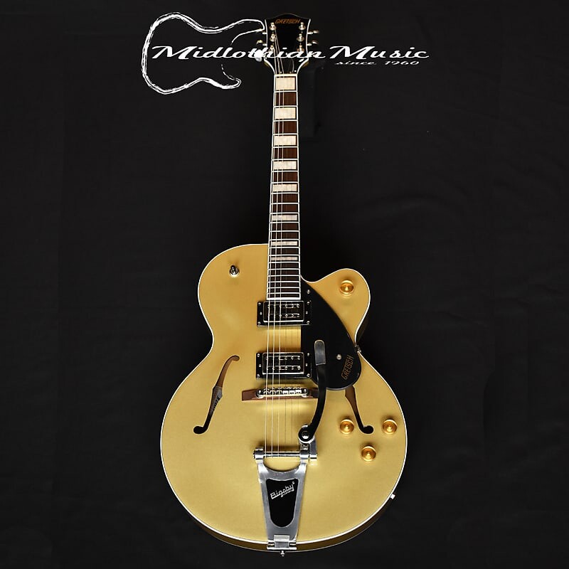 

Gretsch G2420T Streamliner Hollow Body с Bigsby — глянцевая отделка Golddust