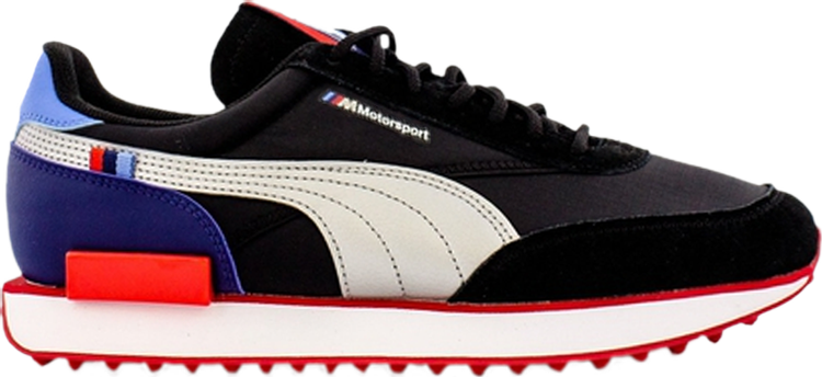 

Кроссовки Puma BMW MMS x Future Rider Black High Risk Red, черный