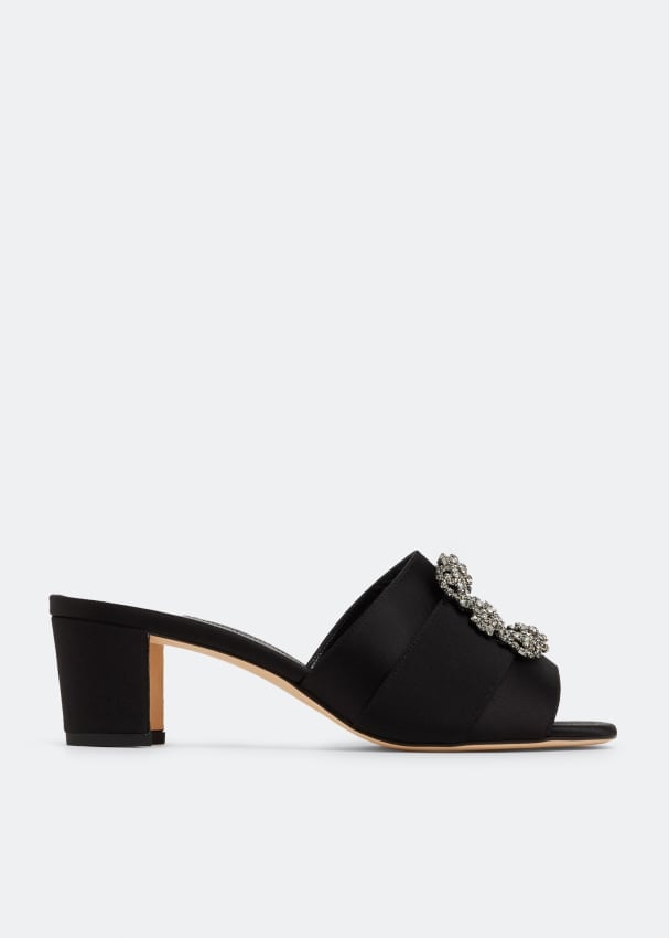 

Мюли MANOLO BLAHNIK Martamod mules, черный