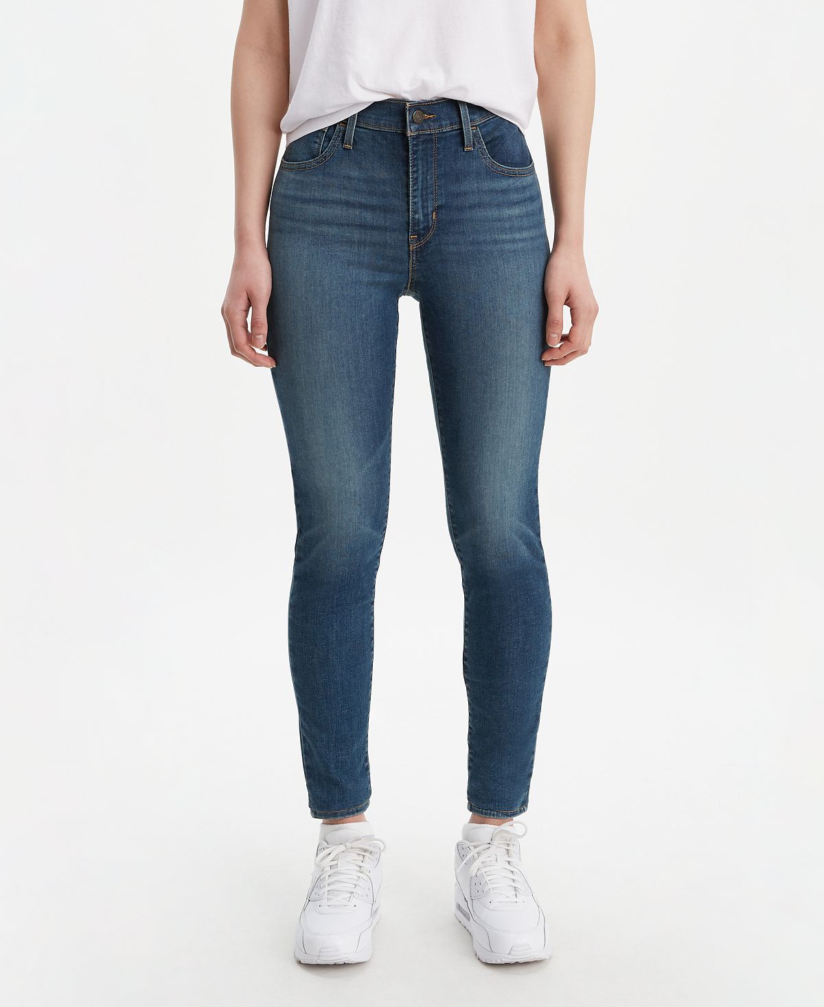Женские джинсы-суперскинни с высокой посадкой 720, короткая длина Levi's, мульти