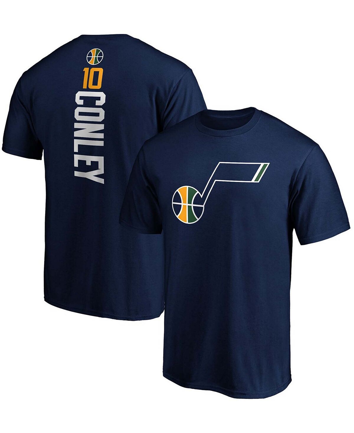 

Мужская футболка mike conley navy utah jazz team playmaker с именем и номером Fanatics, синий