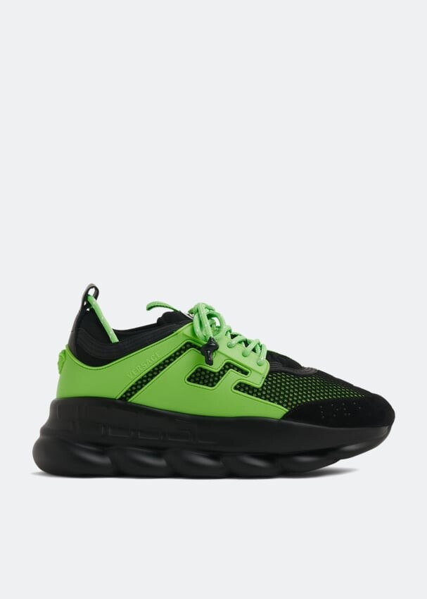 

Кроссовки VERSACE Chain Reaction sneakers, зеленый