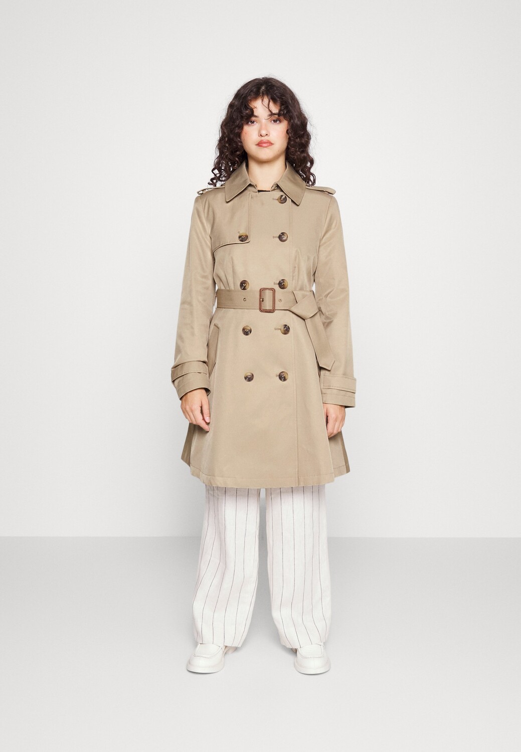 

Тренч Lauren Ralph Lauren Petite, светло-коричневый