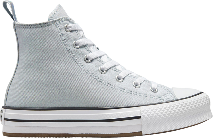 

Кроссовки Converse Chuck Taylor All Star EVA Lift Platform High GS Iridescent, серый