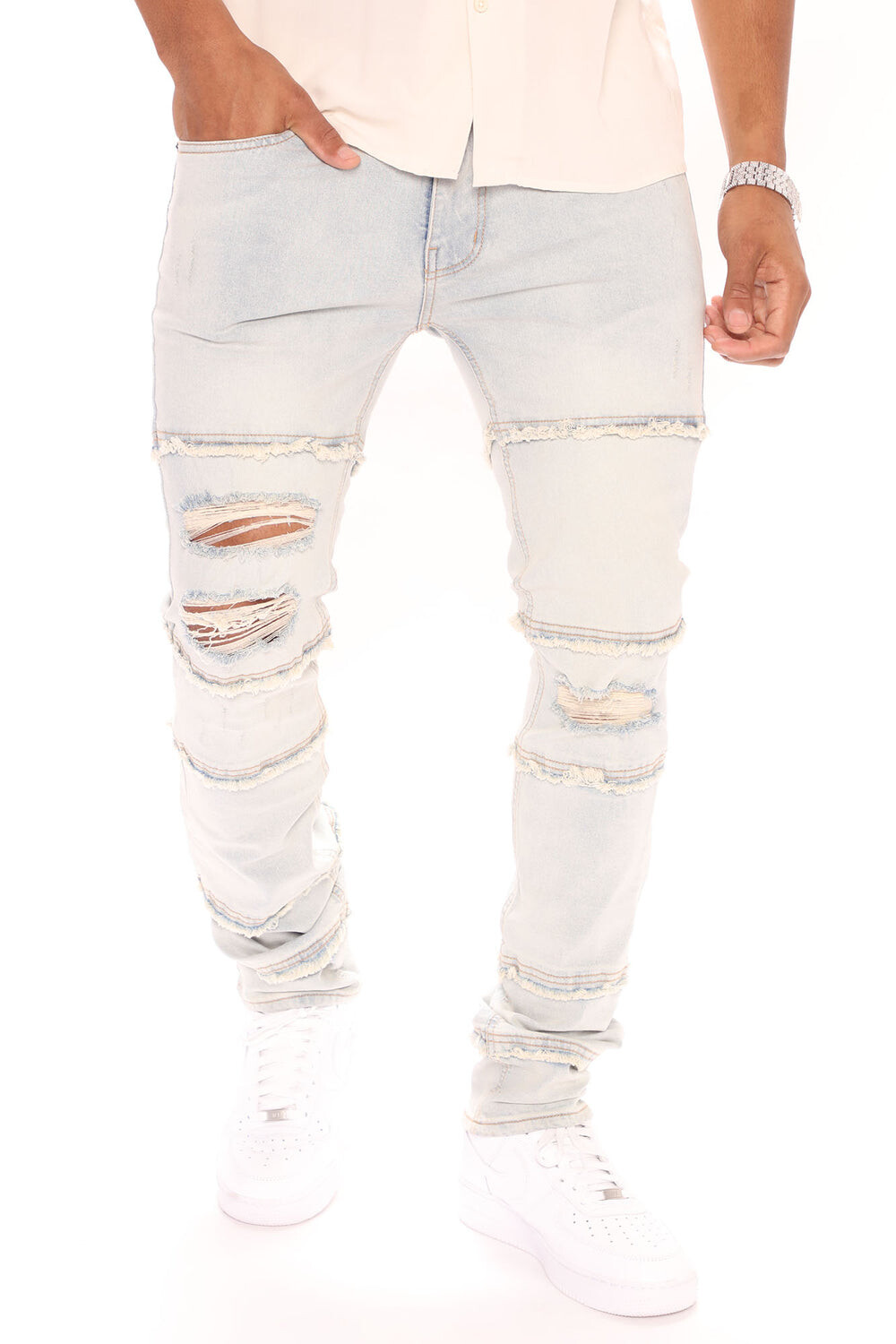 

Джинсы скинни Fashion Nova KND4451, синий