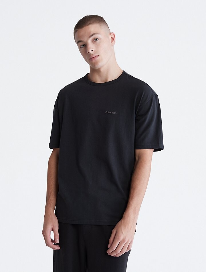 

Футболка с круглым вырезом Modern Cotton Lounge Calvin Klein, черный