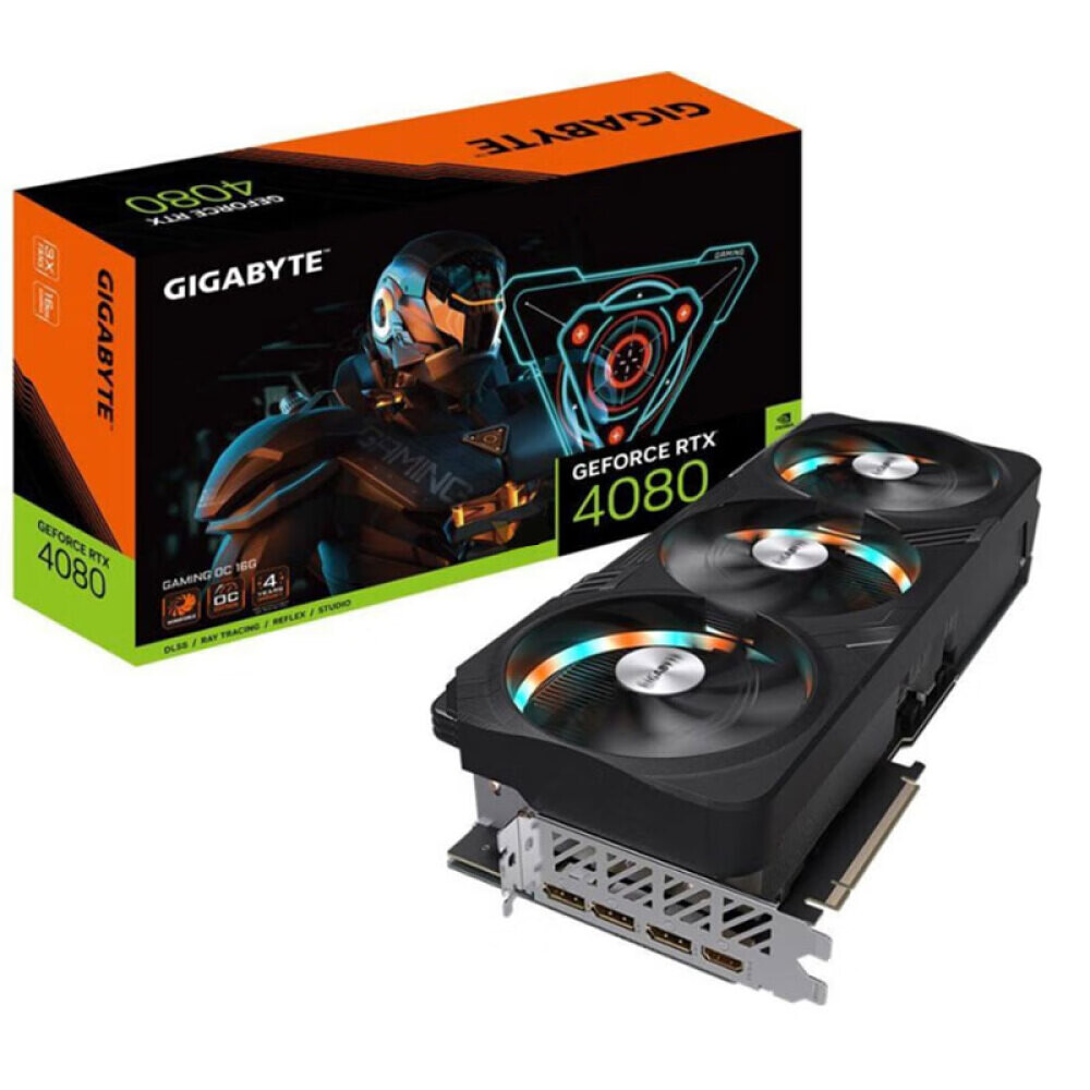 

Видеокарта дискретная Gigabyte RTX 4080 Gaming OC 16GB Magic Eagle