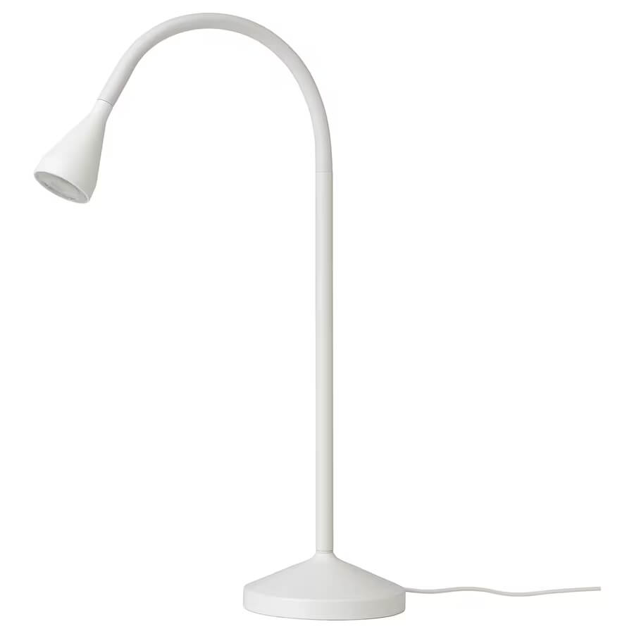 Рабочая лампа Ikea Navlinge Led, белый современная простая светодиодная настольная лампа светодиодная лампа для книги настольная лампа для лестницы светодиодное освещение оф