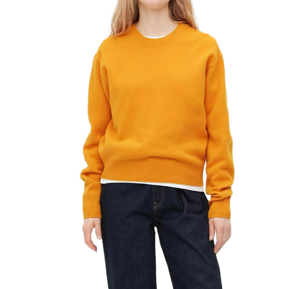 

Джемпер Uniqlo Premium Lambswool Crew Neck, желтый