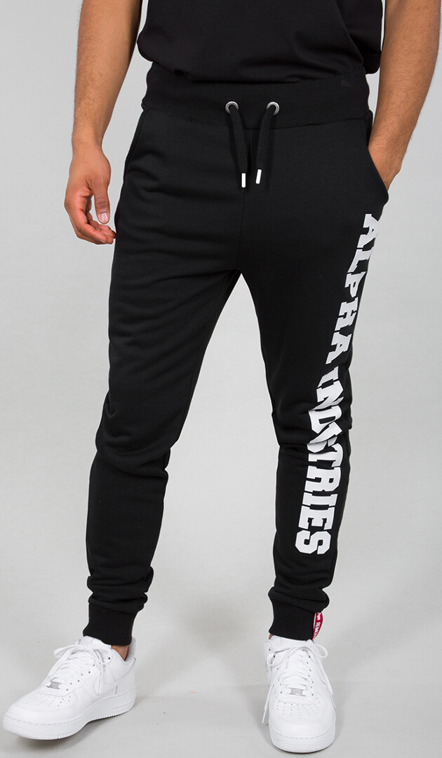 

Штаны Alpha Industries Big Letters, черные, Черный