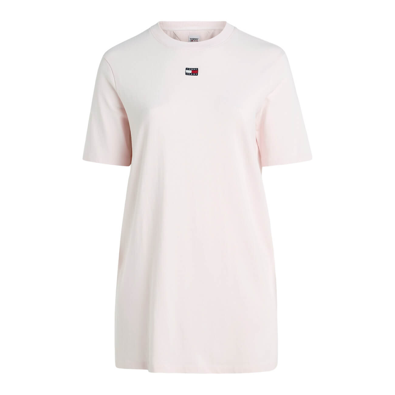 

Платье-футболка Tommy Jeans by Tommy Hilfiger Curve Solid Badge, бледно-розовый